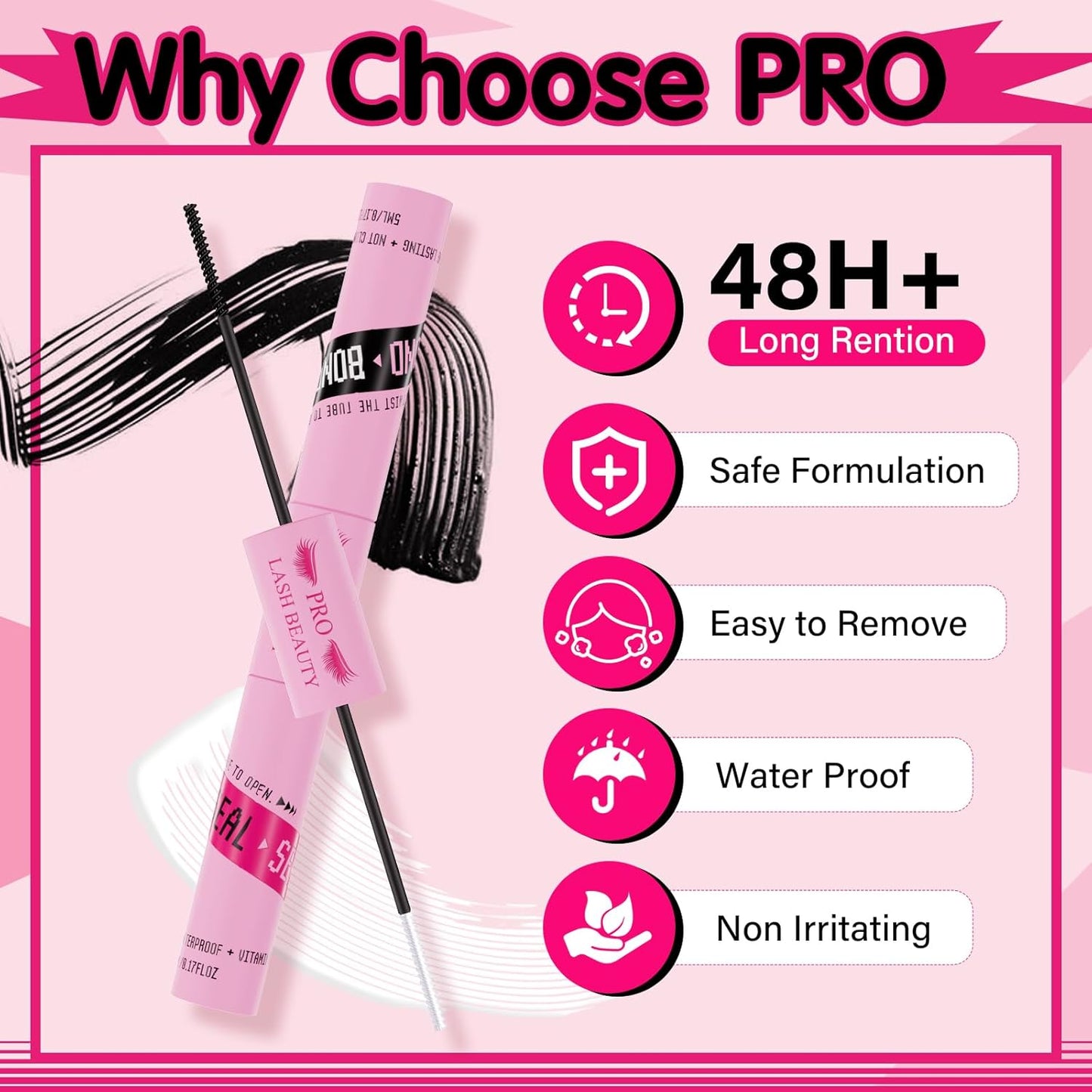 186Pcs Lash Extension Kit 2 Styles Individual Eyelash Extension Lash Clusters with Lash Bond and Seal Lash Remover Lash Applicator Individual Lashes Kit Eyelash Brush (40D+Glisten-10-16mix Kit)