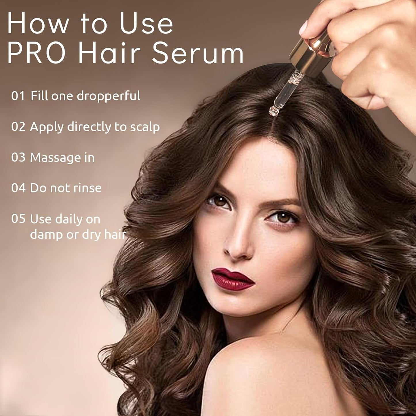 Hair Loss & Thinning Treatment for Women and Men, Scalp Serum for Thicker Fuller Hair in 90 Days, Water Based, No Oily Feeling