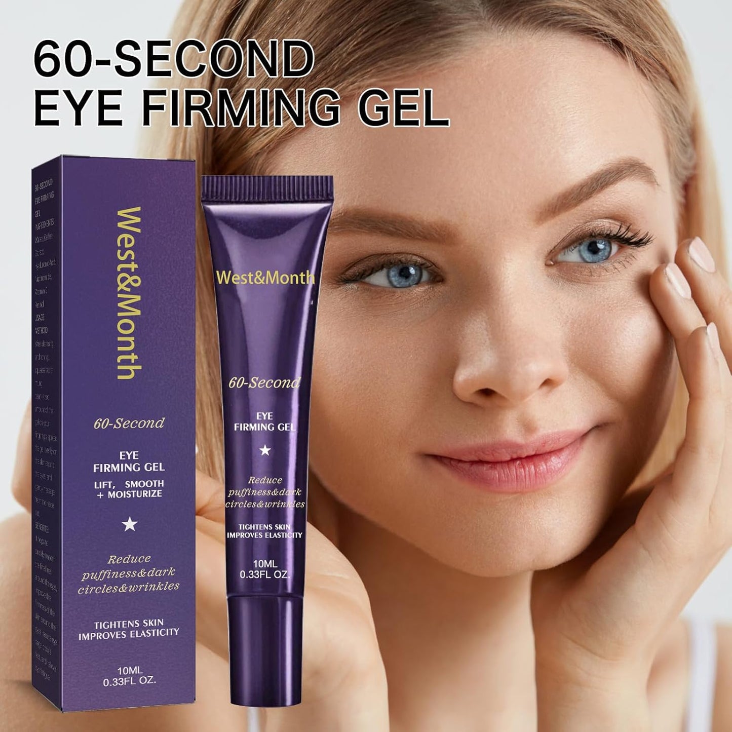 60-Second Eye Effects Age-Defying Tinted Firming Gel, 60-Second Eye Firming Gel,For Dark Circles & Puffy Eyes (Pack of 2)