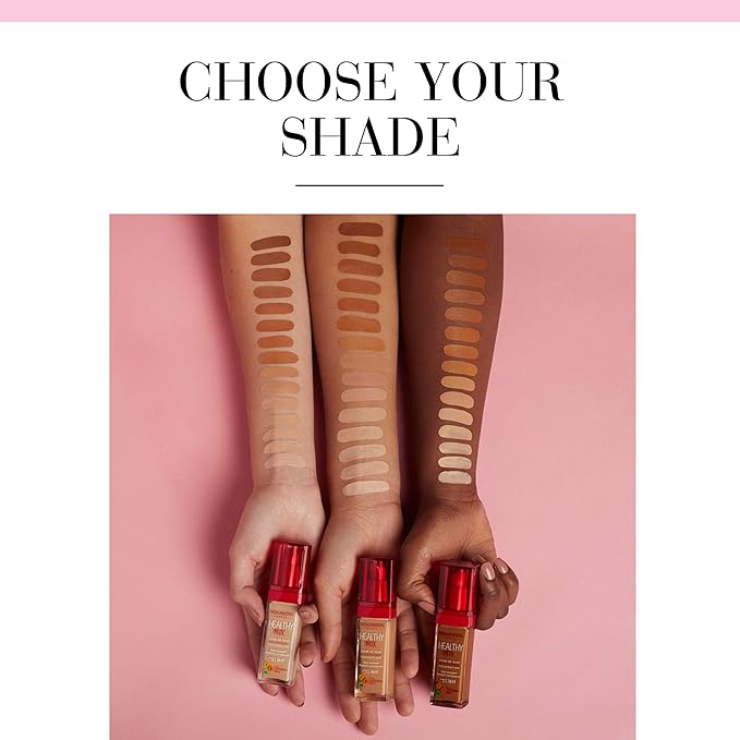 Bourjois Healthy Mix Anti-Fatigue Medium coverage Liquid Foundation 59 Amber, 30ml