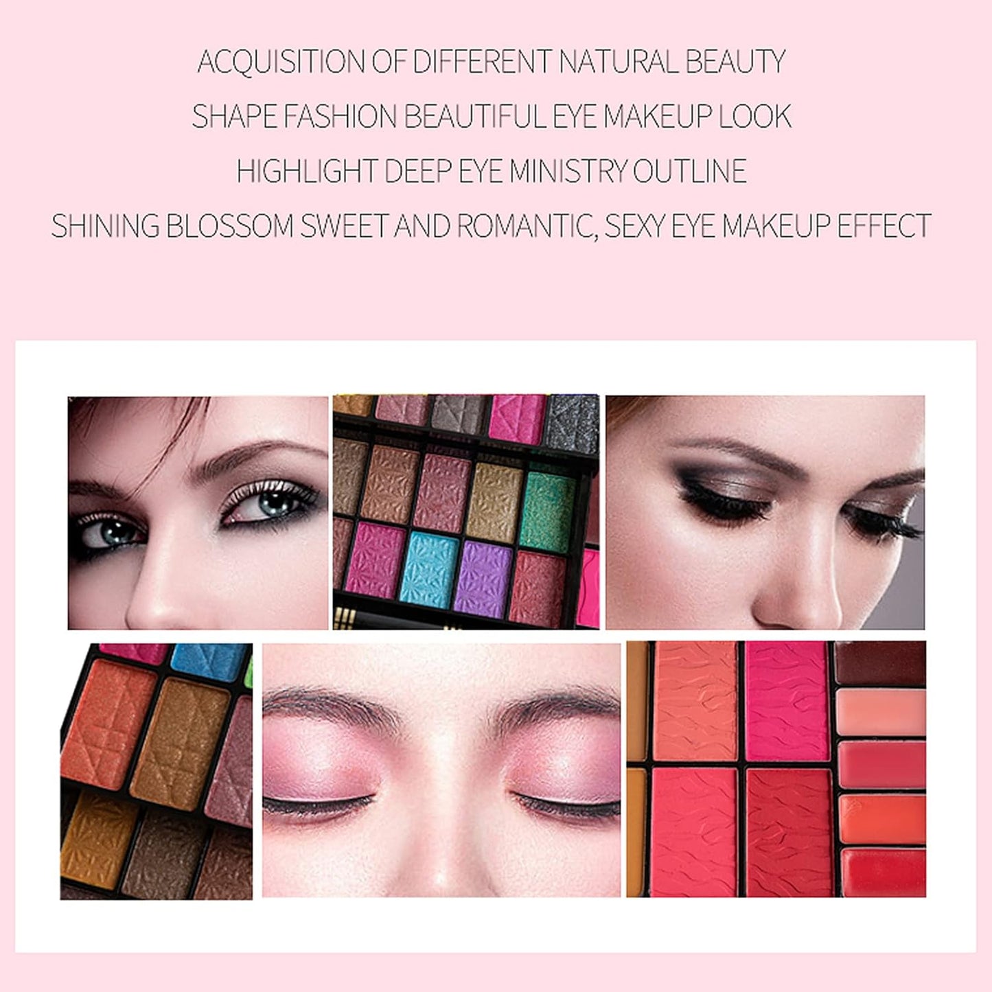 All In One Makeup Gift Kit Portable Contour Palette including 36 Eyeshadow Palette, Lip Gloss, Glitter Cream, Concealer, Blusher, Bronzer, Highlight and Contour - Teen Girl Gifts Trendy Stuff