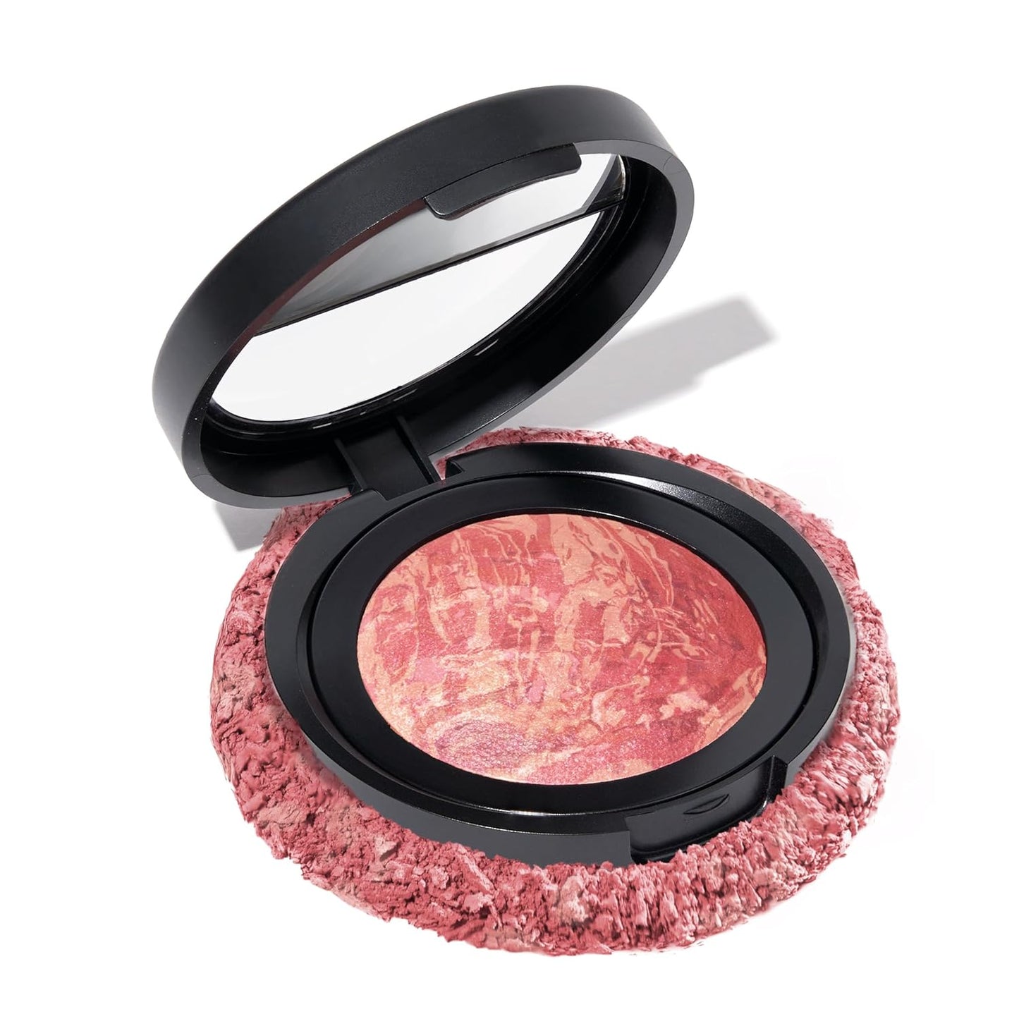 LAURA GELLER NEW YORK Baked Blush-n-Brighten Marbleized Blush for Cheeks - Summer Orchid - Natural Finish - Buildable Color