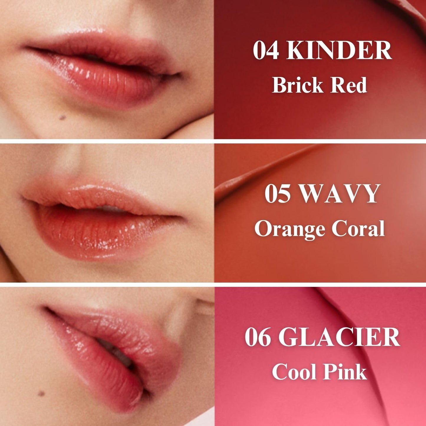 EGLIPS Lip & Cheek Glow Balm - Multi-Use Tinted Melting Balm Blush for Lips & Cheeks Builable and Blendable Texture (04 KINDER, 0.18 oz)