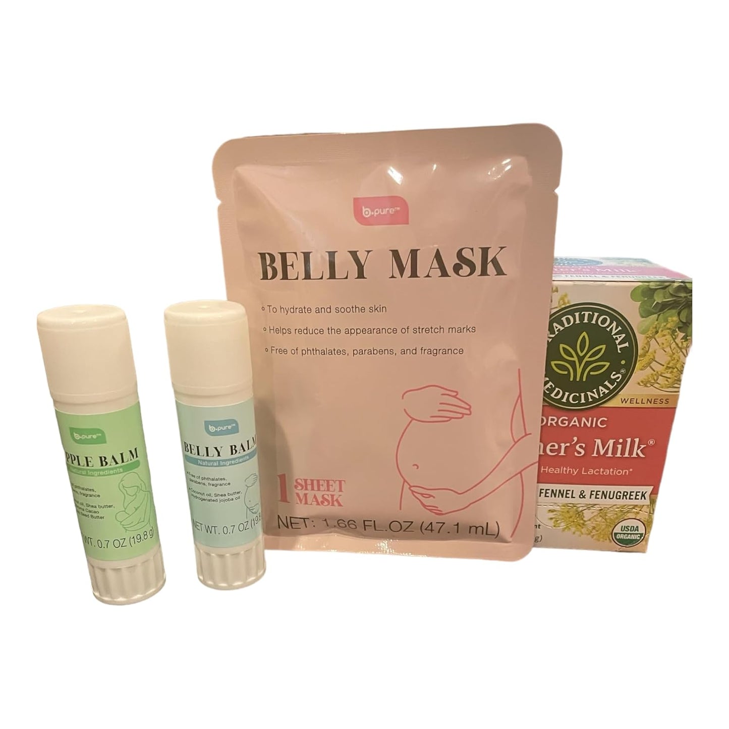 Expecting Mom nursing, and skin care gift bundle