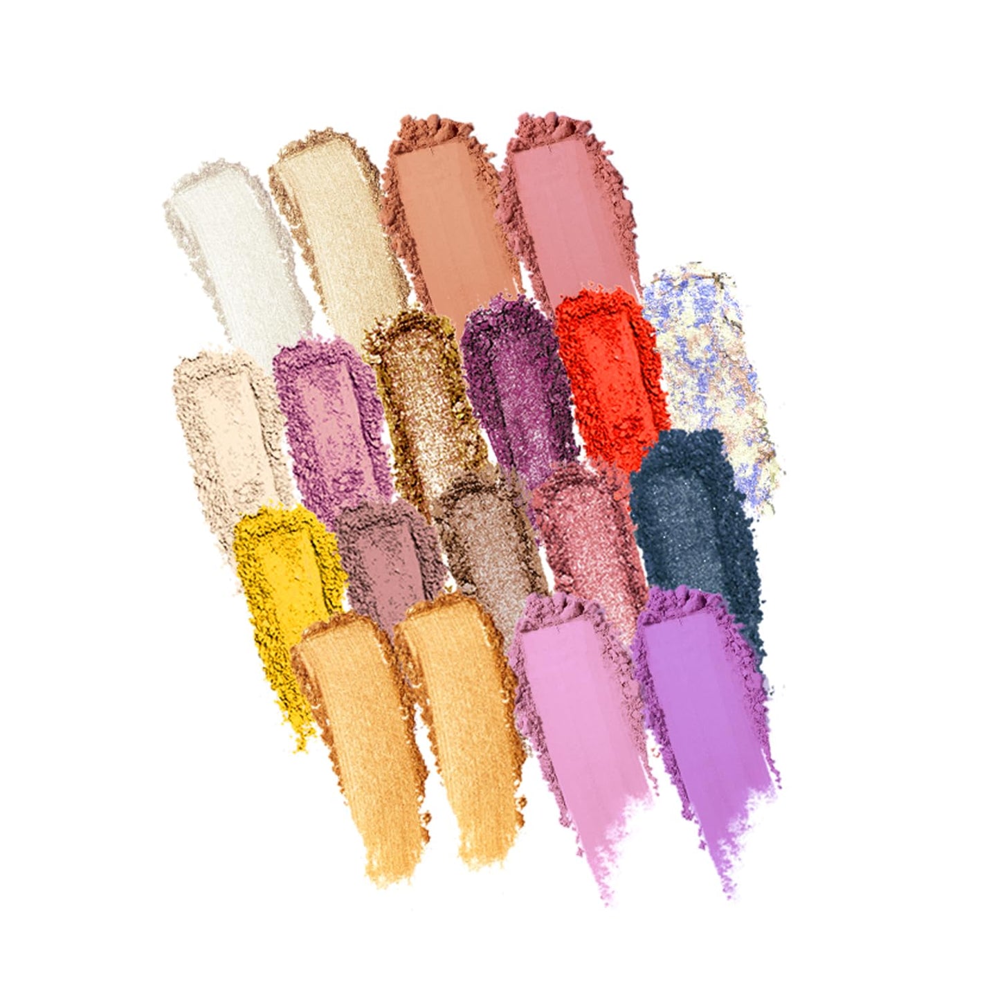 Profusion Cosmetics Frosted Snow Sparkle 52 Shade Face and Eye Palette, Multi Finish Shadows for Bold and Glamorous Evening Looks, Blendable and Buildable Blushes for Endless Stunning Looks