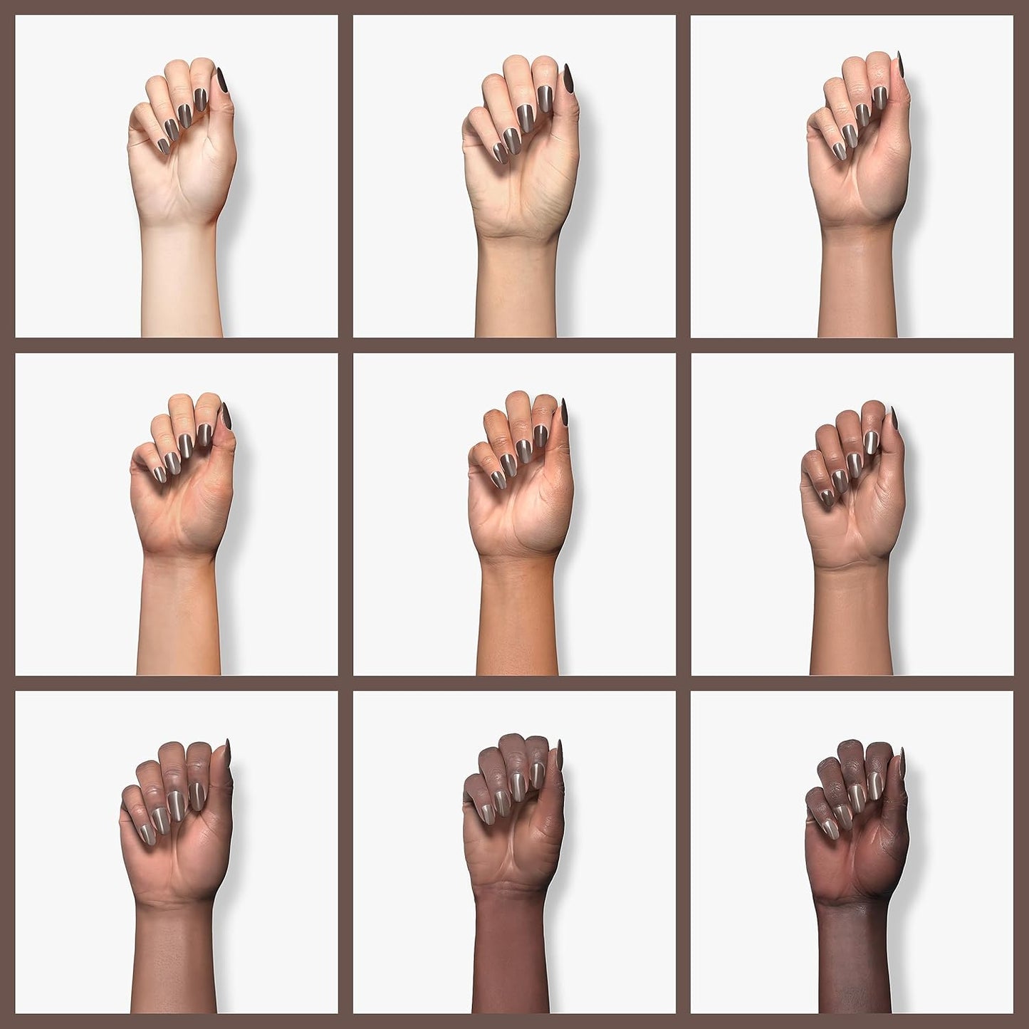 Beetles Brown Gel Nail Polish – 15ml Fall Dark Brown Gel Polish Gel Polish Soak Off Uv LED Nail Lamp Nail Art Manicure Gift for Women