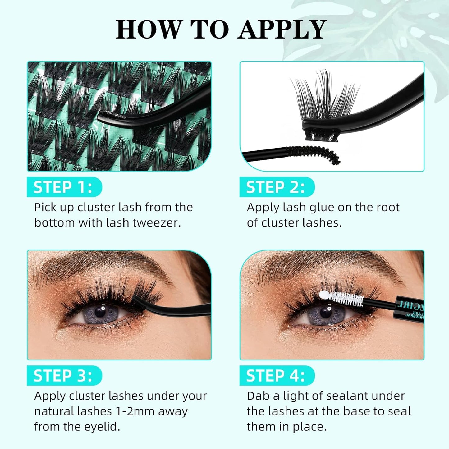 Lash Clusters Wet Look 168Pcs Eyelash Cluster Ultra-Thin Lash Band Eyelashes Extensions Spiky Anime Wide Span Lashes(Orchid,D-18mm)