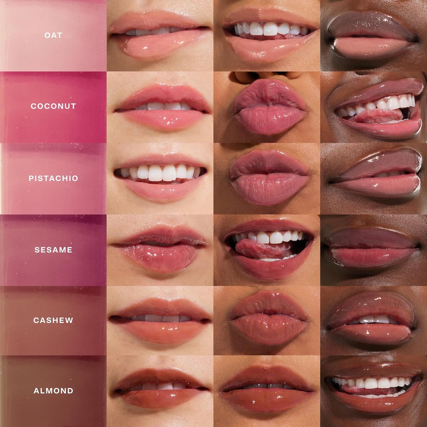 Tower 28 ShineOn Milky Lip Jelly, OAT | Non-Sticky, Vegan Lip Gloss in Milky Peachy Pink | Apricot and Raspberry Seed Oil | Moisturizing, Clean, Cruelty Free