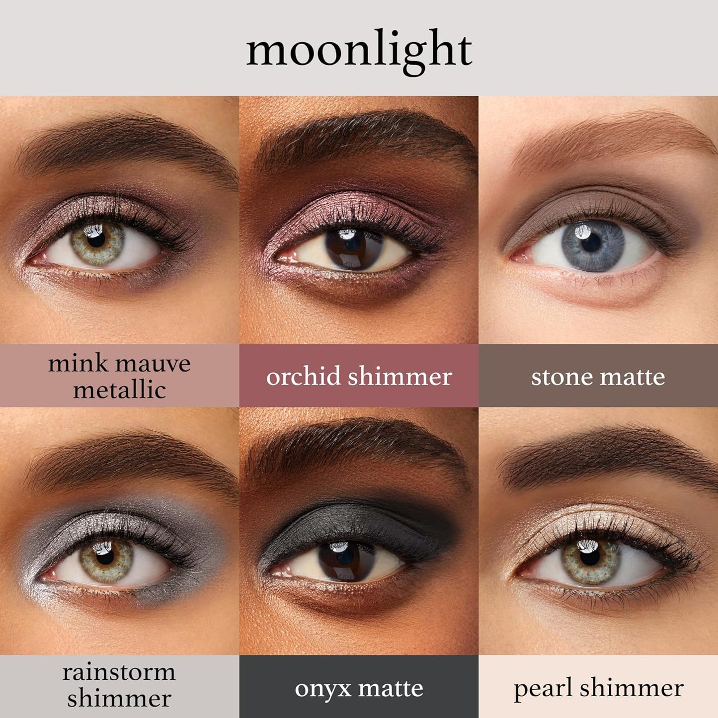 Julep Eyeshadow 101 Crème-to-Powder Eyeshadow Stick 6 Piece Gift Set- Moonlight