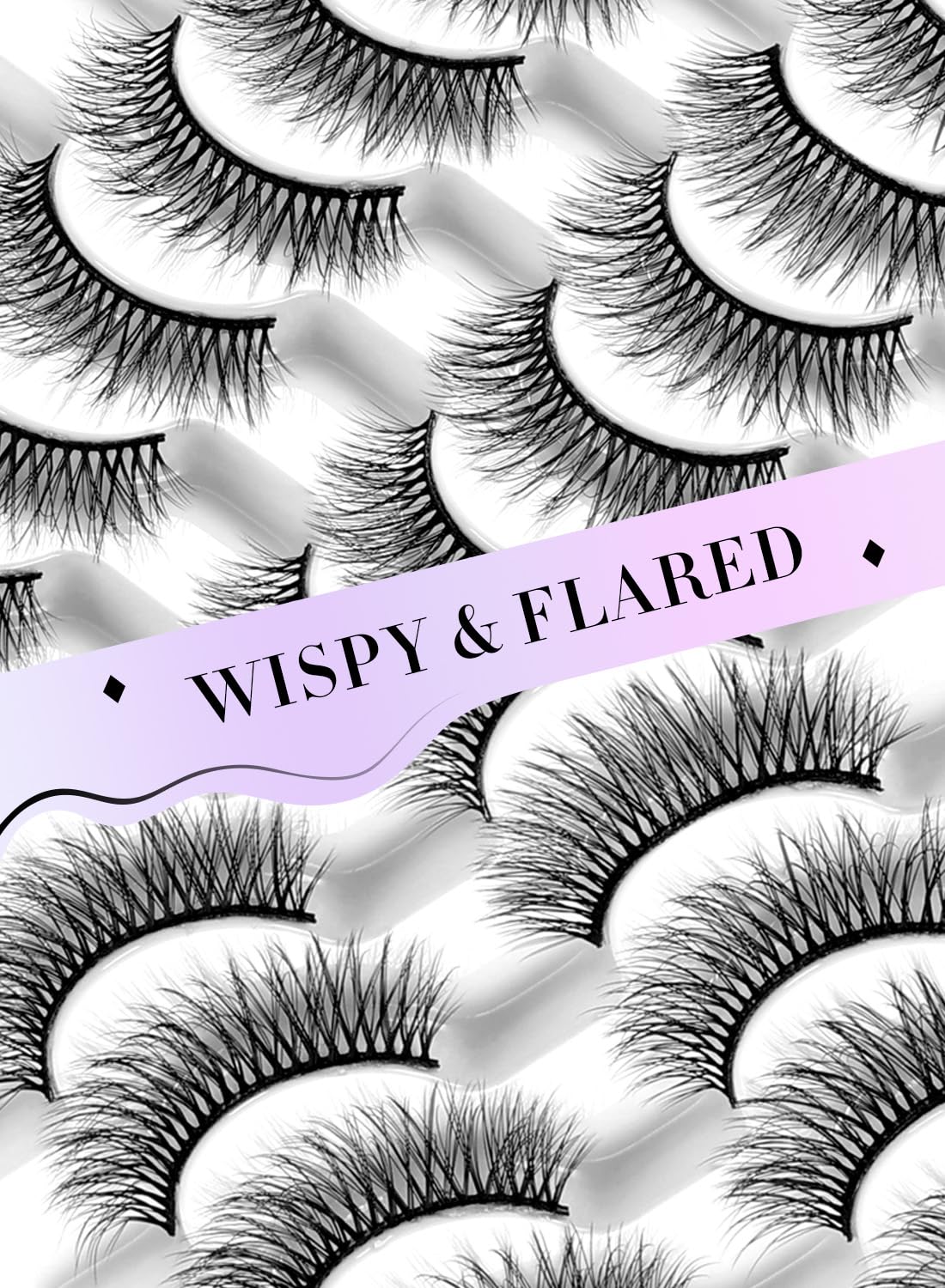 Classic Lash Extensions – 6-13mm – Fake Eyelashes – Luxurious Natural Mink Lashes Eyelash Extensions – Comfortable and Easy to Apply – High-End Fiber Lashes for Superior Volume