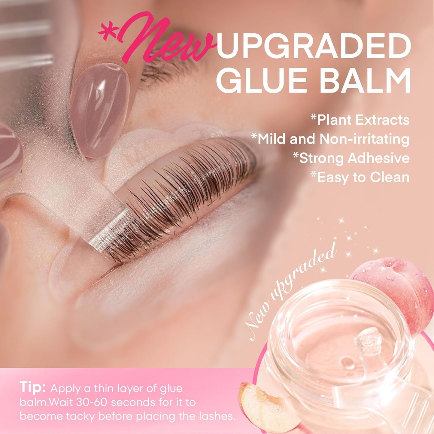 Lash Lift kit at Home Salon: Professional Eyelash Perm Kit for Beginner - Eyelash Eyebrow Curling Set Glue Upgraded Version