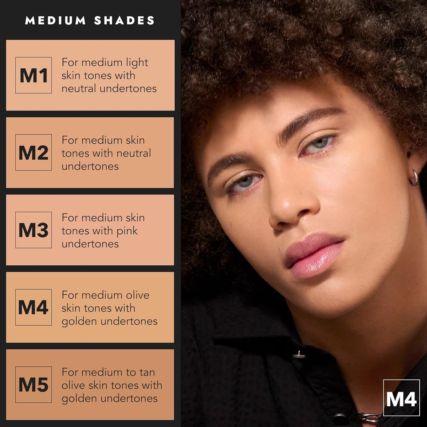 COVER FX Total Cover Cream Foundation - Shade M1 - Buildable Coverage - Natural Finish - Oil-Free - Sweat-Proof