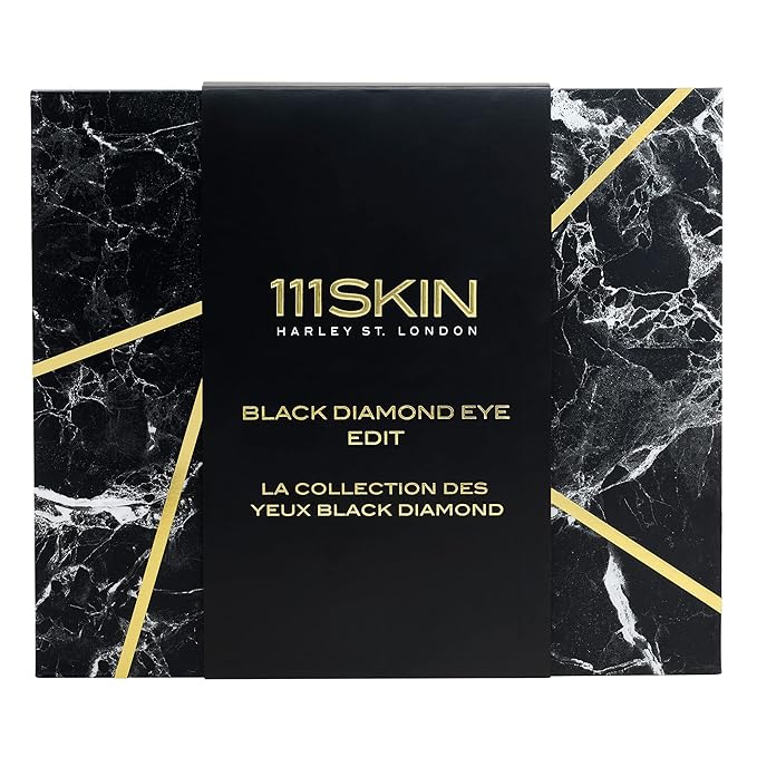 111SKIN Black Diamond Eye Edit| Gift Set of Celestial Black Diamond Eye Cream, Eye Masks and Contour Gel | Tighten & Lift Eye Area | Botox Alternative