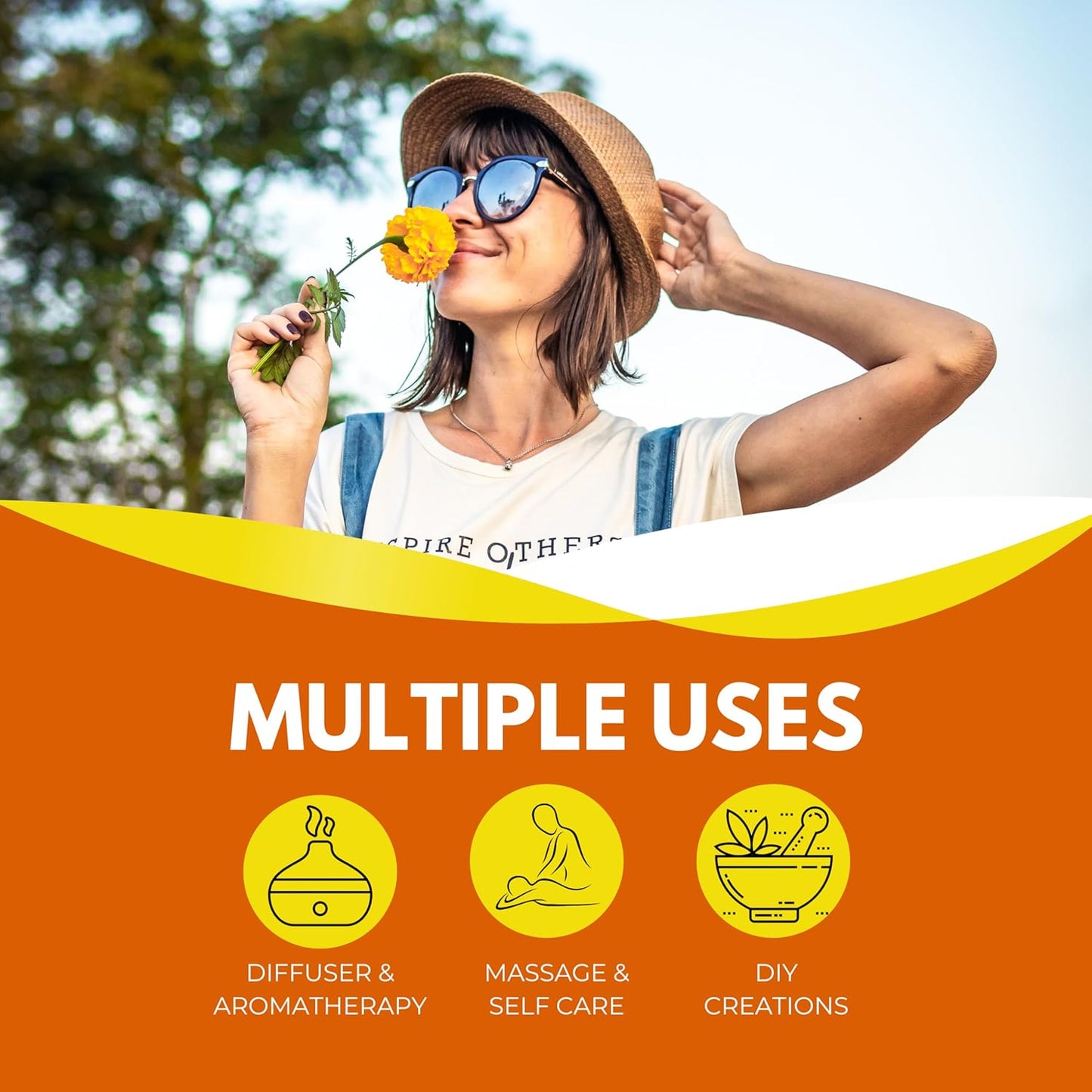 Best of Nature Essential Oil Blend – 100% Pure for Diffuser, Aromatherapy & Relaxation (Invigorating)