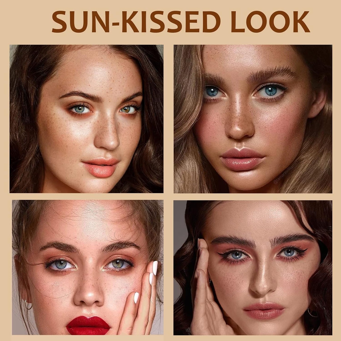 Freckle Pen, Freckle Makeup Pen for Face, Waterproof Long Lasting Quick Dry Faux Freckle Pen, Soft Artificial Freckles Makeup Face Decoration, Create Natural Sunkissed Skin (Chestnut)