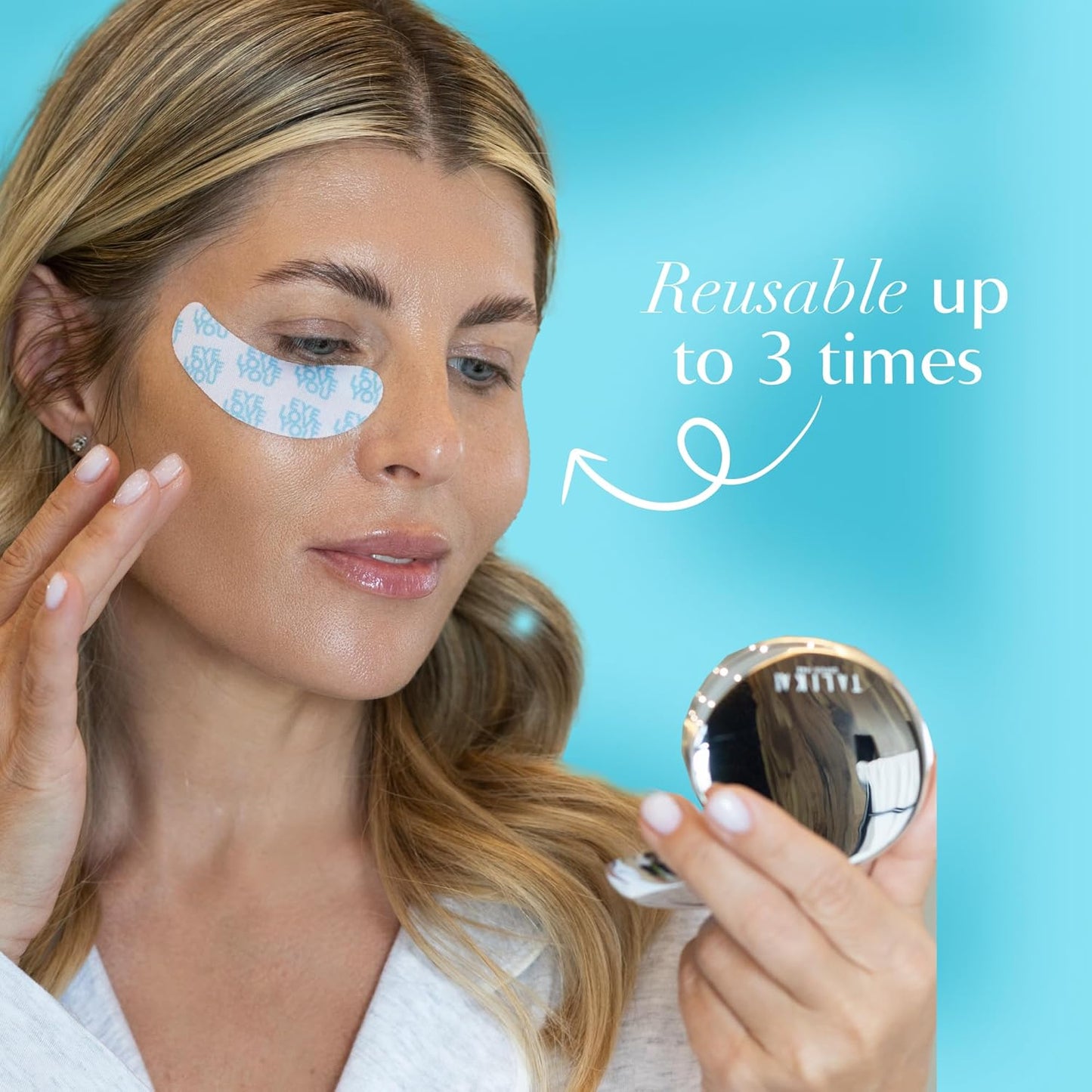 Talika Eye Therapy Patch - Instant Smoothing Under Eye Patches - For Dark Circles Puffiness & Tired Eyes - Reusable Under Eye Patch Skincare Eye Treatment