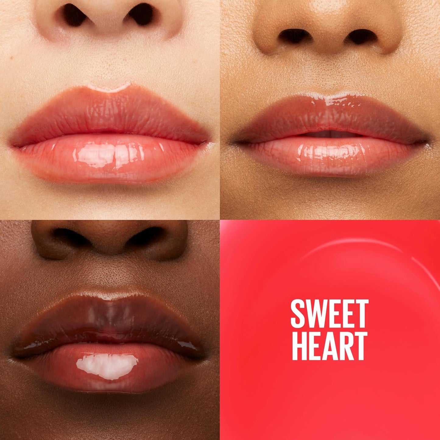 Maybelline New York Lifter Gloss Hydrating Lip Gloss with Hyaluronic Acid, Sweetheart, Sheer Red, 1 Count