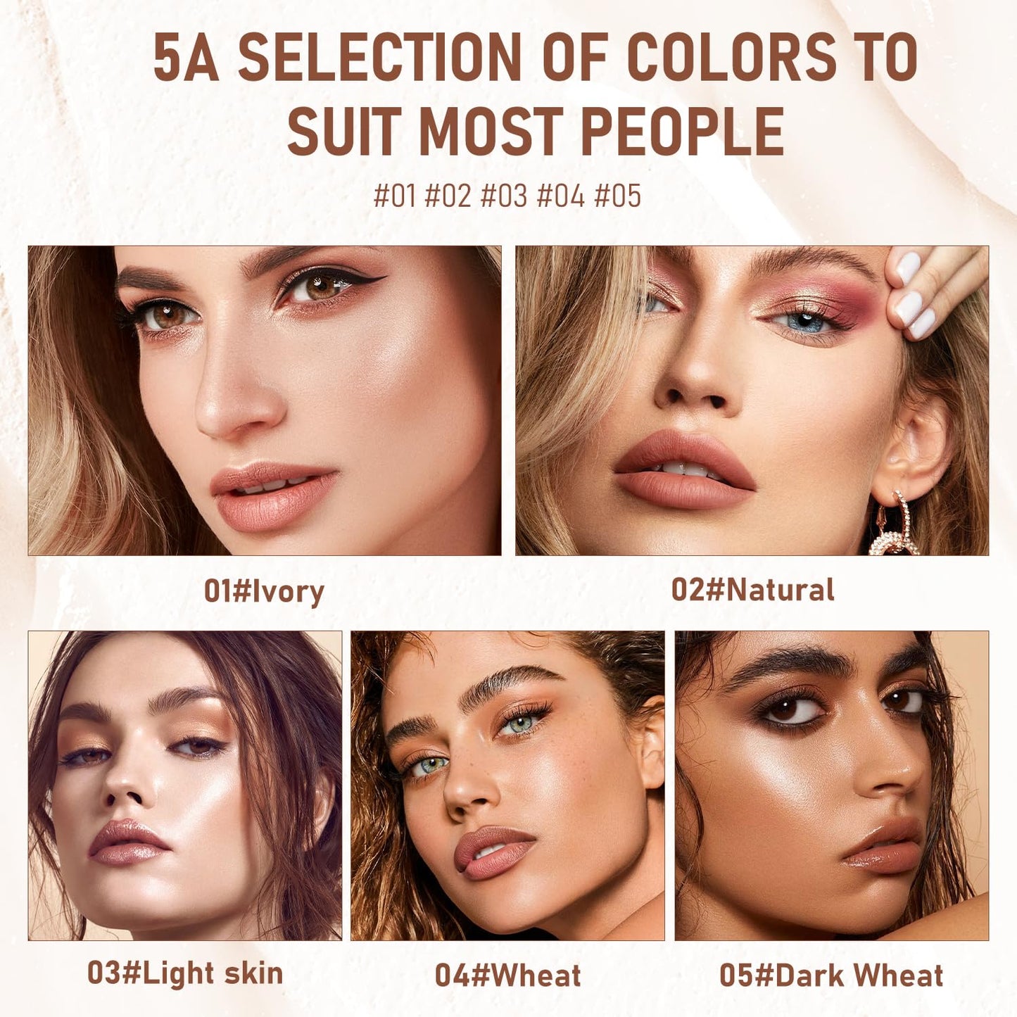 2PCS Long-Lasting Concealer Foundation Stick, Creamy Full Coverage, Hydrating Olive & Camellia Formula for Dark Circles (02natural)