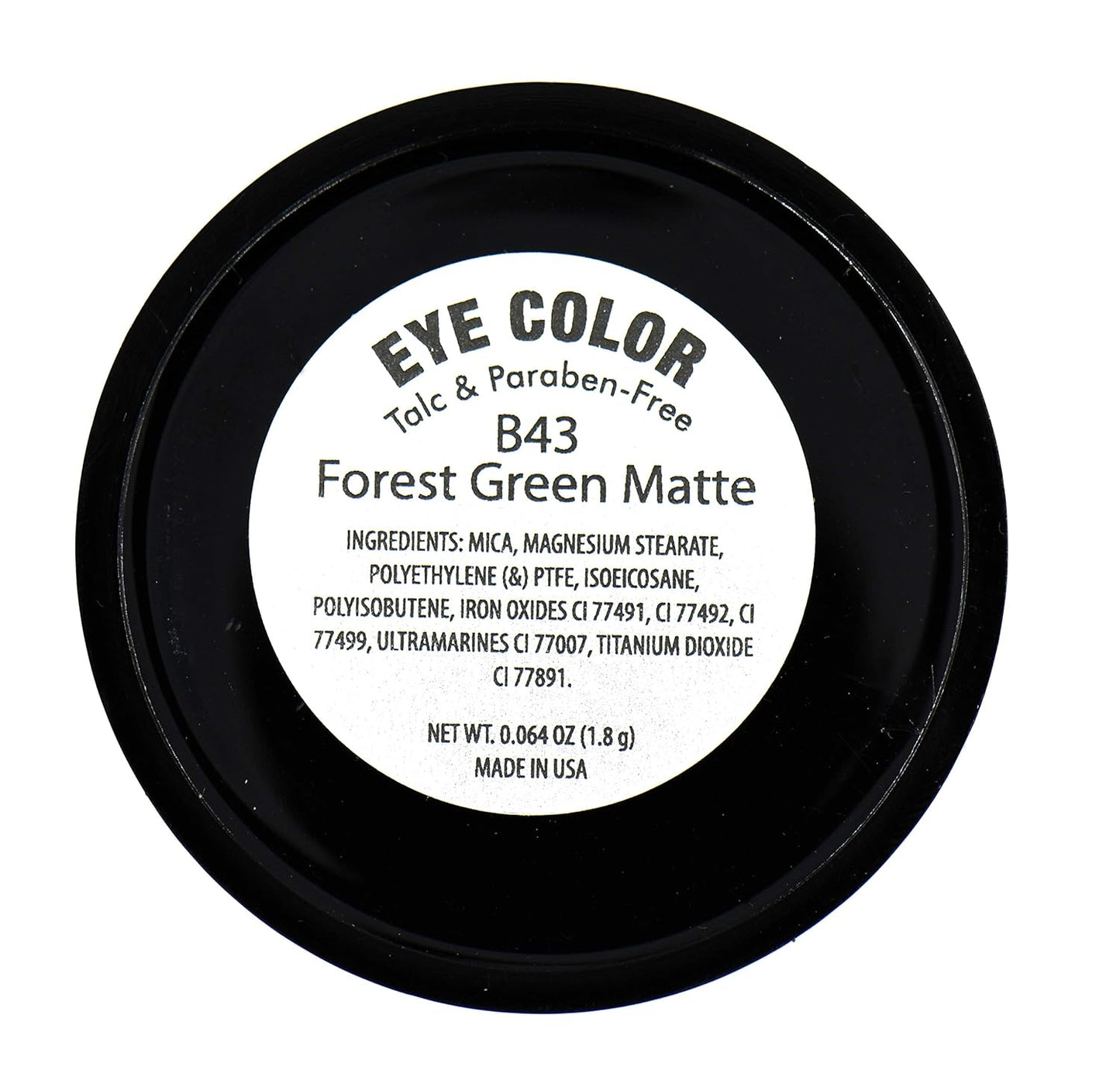 Khaki Grey Dark Green Sage Thyme Forest Fern Matte Opaque Pressed Powder Single Vegan Eyeshadow; Talc, Paraben & Cruelty Free