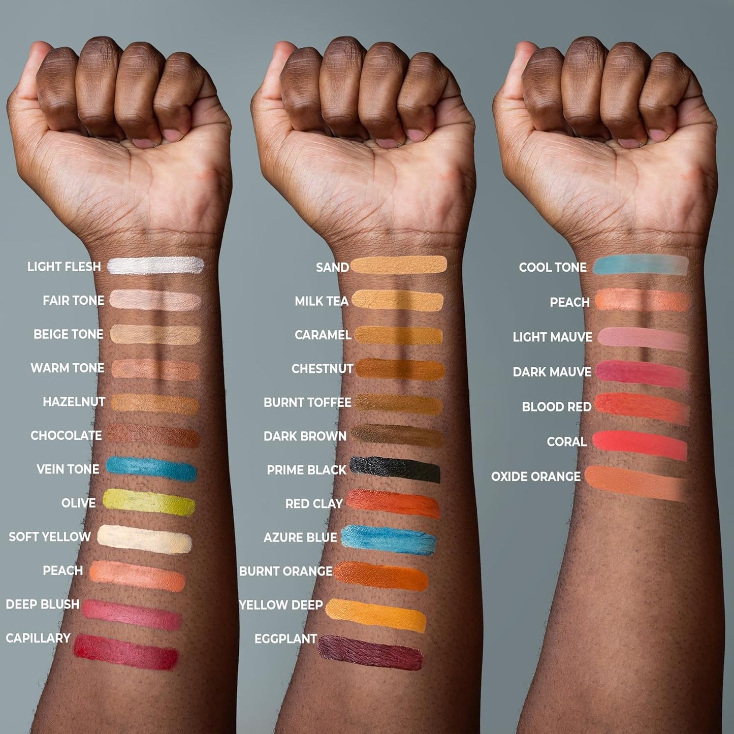 Alcohol Palette Refill Pans - Skin Tones - Hazelnut