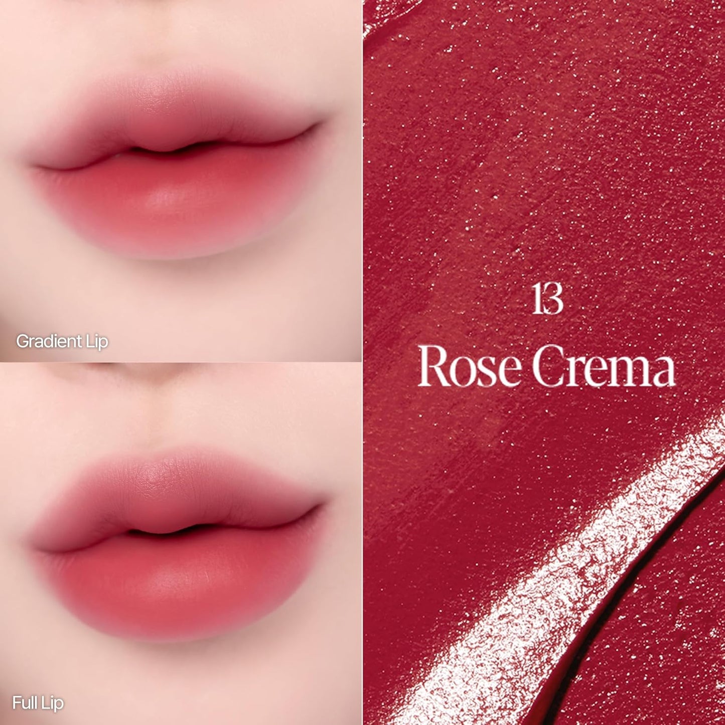 Espoir Couture Lip Tint Fitting Blur #13 Rose Crema 0.14oz | Soft and Creamy Color for Blurry Lip Look | Smudge-Proof Fixing Lip Stain | Lightweight and Comfortable Matte Finish