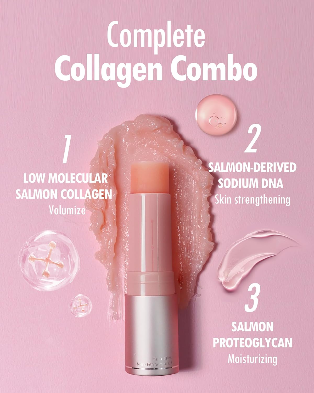 KAHI Wrinkle Bounce Multi Balm - REFILLABLE EDITION | All-in-One Hydrating Lip Balm Eye Cream Neck Cream Make Up Base & Face Mist Moisture Balm Stick | Daily Face Moisturizer Stick (0.32 oz)