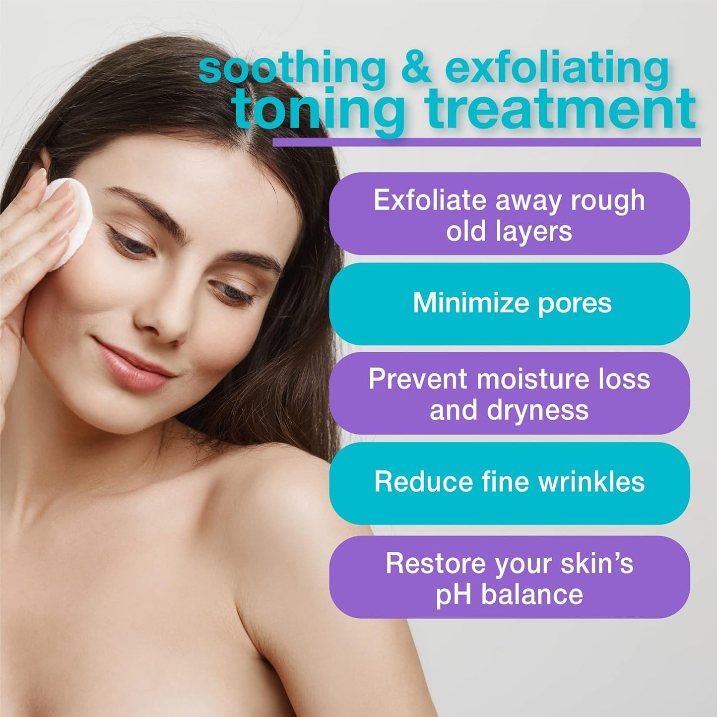 7% Glycolic Acid Toner with Rose Water, Witch Hazel, and Aloe Vera Gel – Alcohol & Oil Free Exfoliating AHA Face Toner – Improves Wrinkles, Dullness, Pores, Skin Tone & Texture, 6 oz.