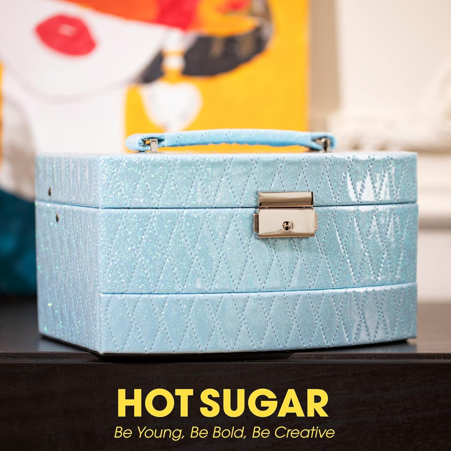 Hot Sugar Girls Makeup Kit for Birthday Gift, All in One Beginner Makeup Kit for Women Full Kit, Christmas Makeup Set for Teens 10 12 13 16 Includes Real Cosmetics and Makeup Tools (BLUE)