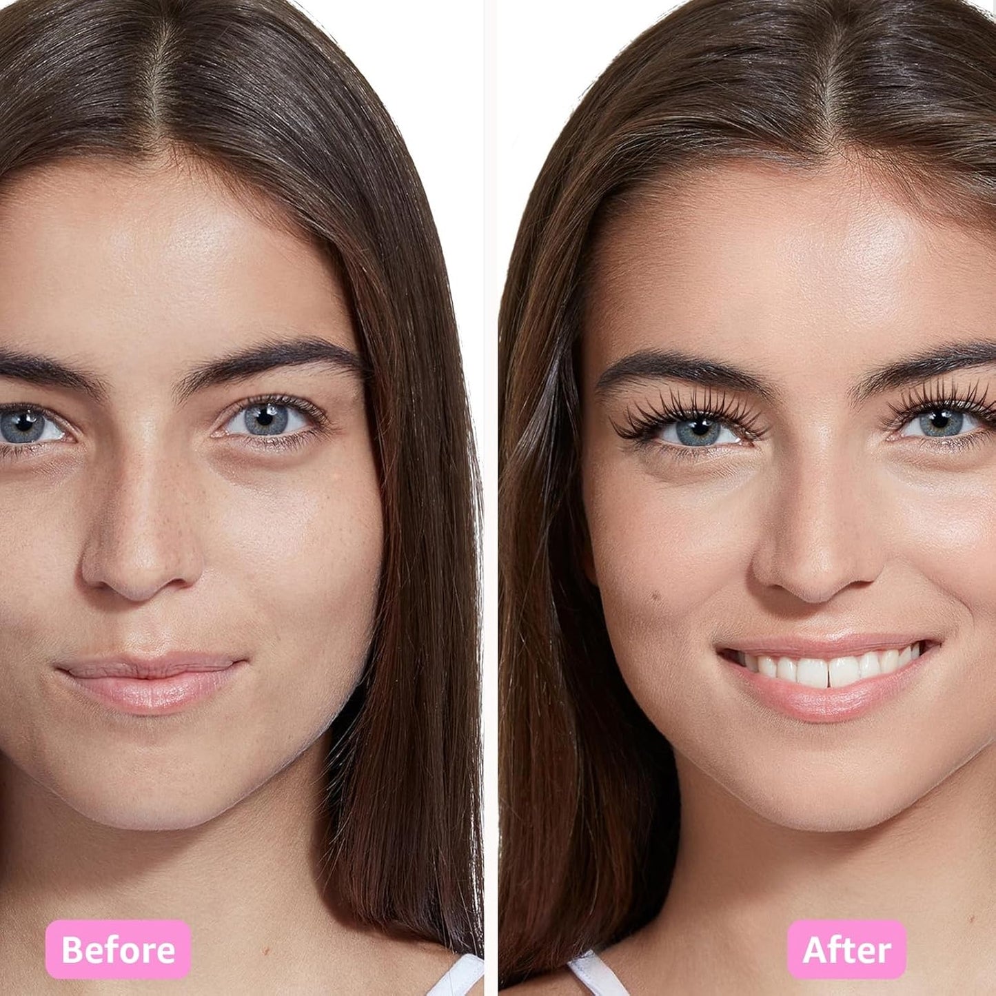 Magnetic Eyelashes with Eyeliner Kit – Natural Look, Reusable & Easy to Apply Fake Eyelashes for Beginners, Magnetic Lashes with Applicator, Waterproof & Long-Lasting