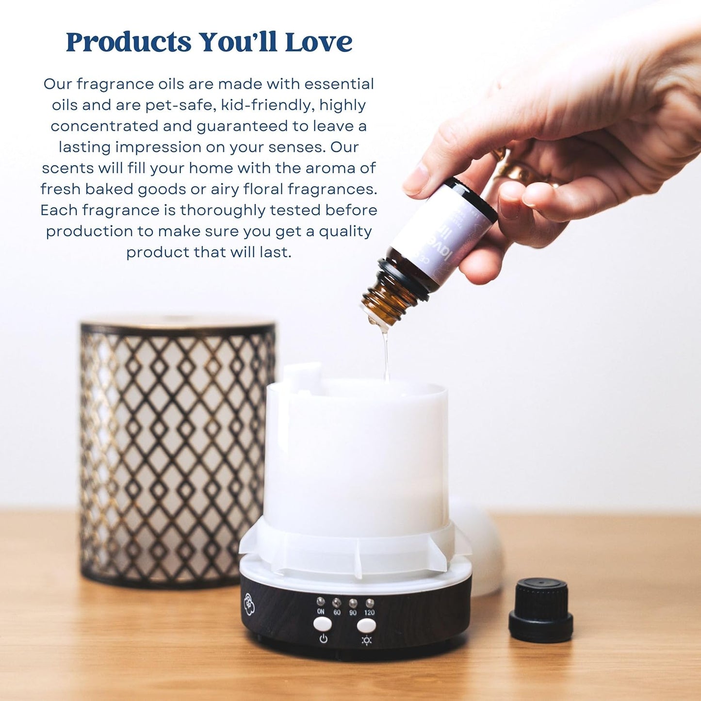 CANDECraftCo Premium Fragrance Oil – Diffuser Oils Fragrances Scented for Home, Candle Soap Making Supplies, Aromatherapy Blends for House (0.34 Fl Oz) (2-Pack, Clean Cotton)