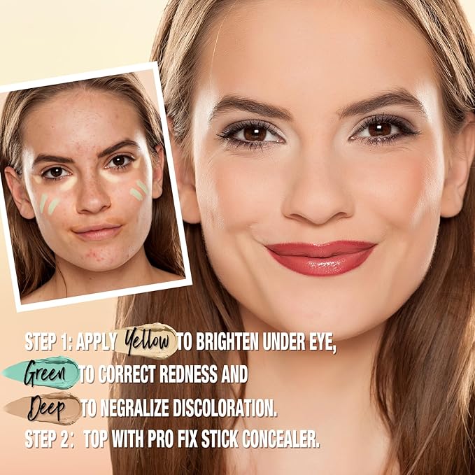 Jolilab 4 Color Contour Stick Concealer Stick Cream Palette Contour Multifunctional Contouring Makeup Kit for Face Highlighter Makeup Stick Set Long Lasting & Waterproof(01+02+04+06, 1)