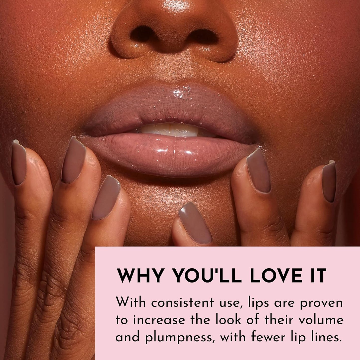 Lawless Women's Forget The Filler Lip Plumper Line Gloss, Nudie, Pink, 0.11 Fl Oz (Pack of 1)