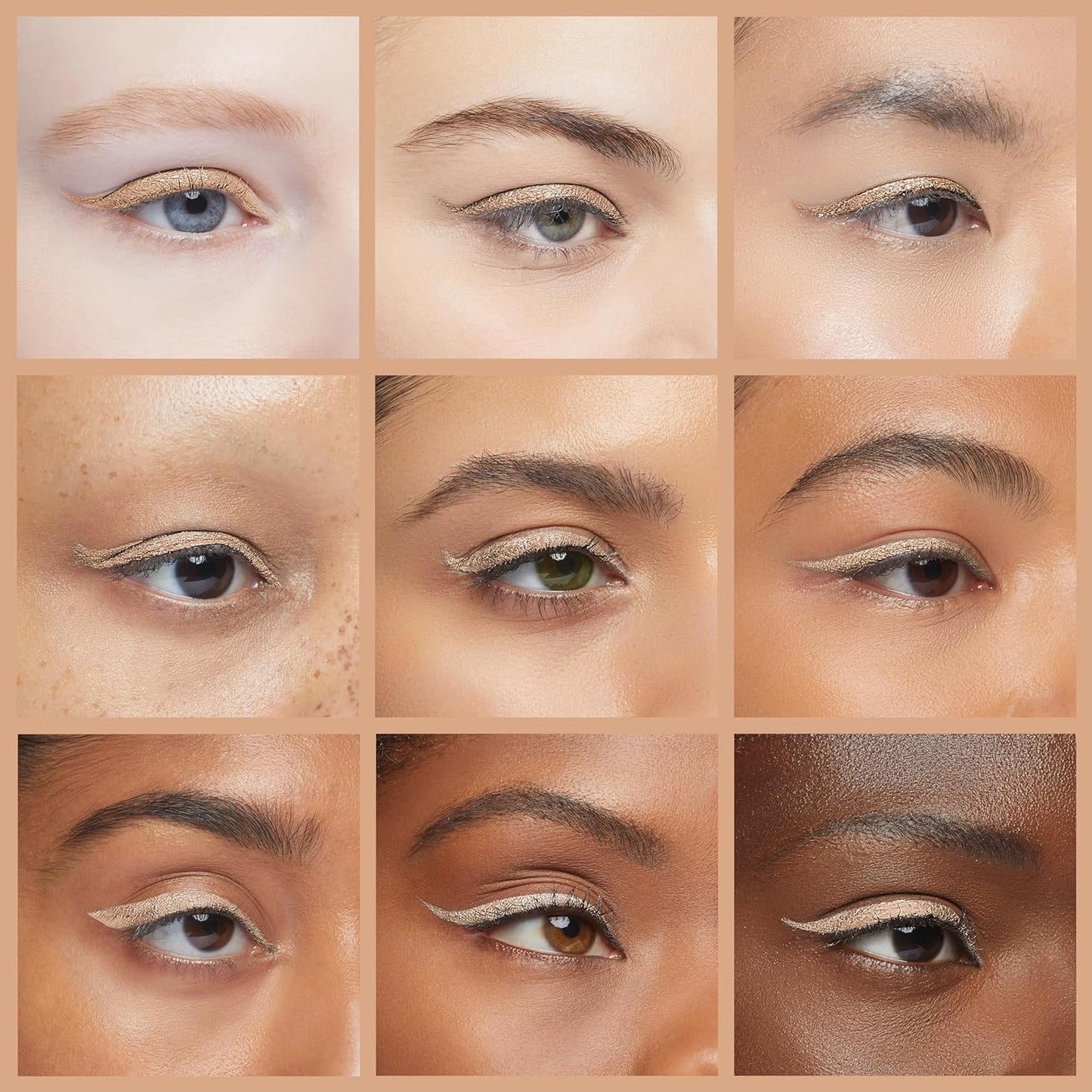 LAURA GELLER NEW YORK INKcredible Gel Eyeliner - Beige to Beige - Waterproof Smudge-proof Eyeliner Pencil - Built in Sharpener