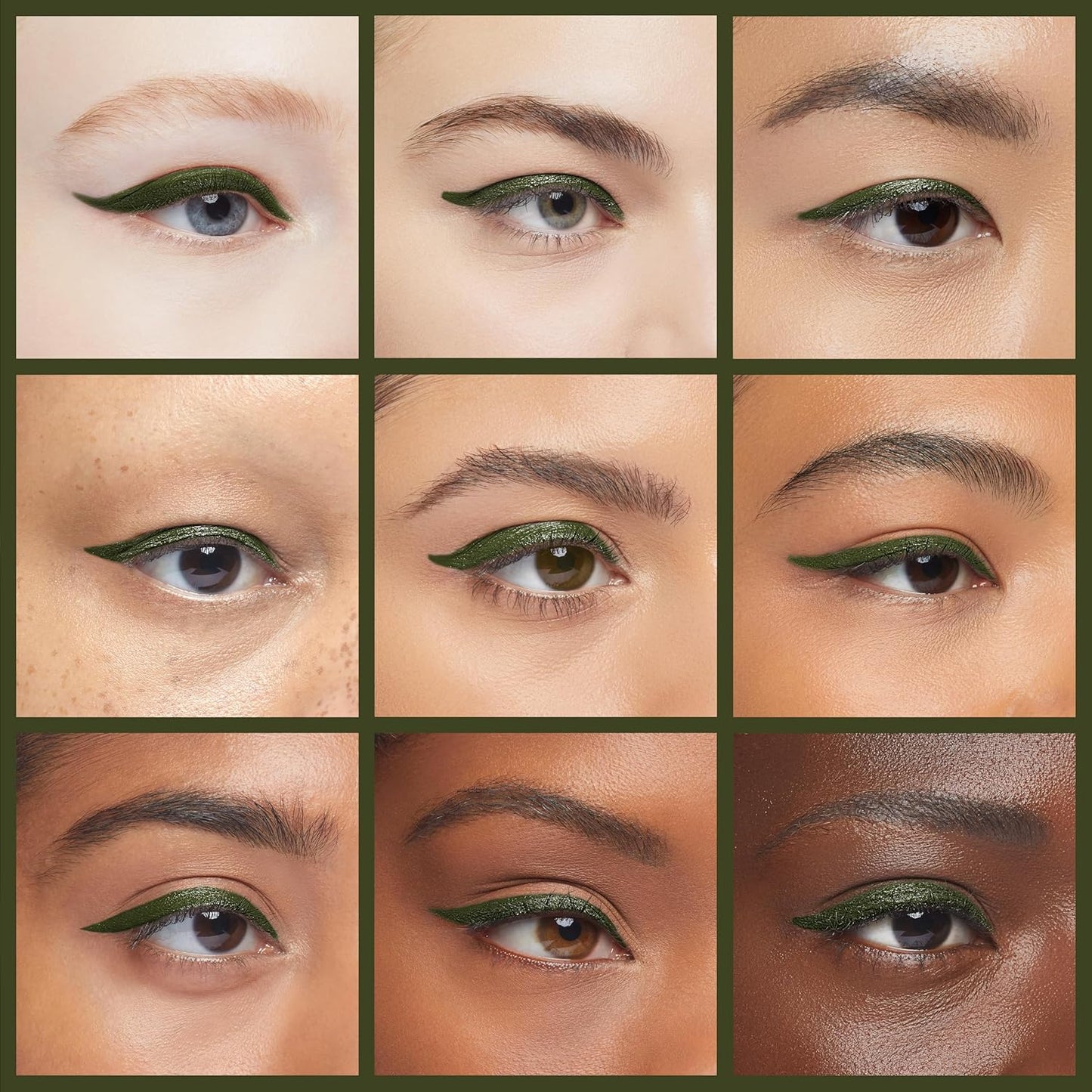 Julep When Pencil Met Gel Sharpenable Multi-Use Longwear Eyeliner Pencil - Camo Green Matte - Transfer-Proof - High Performance Liner
